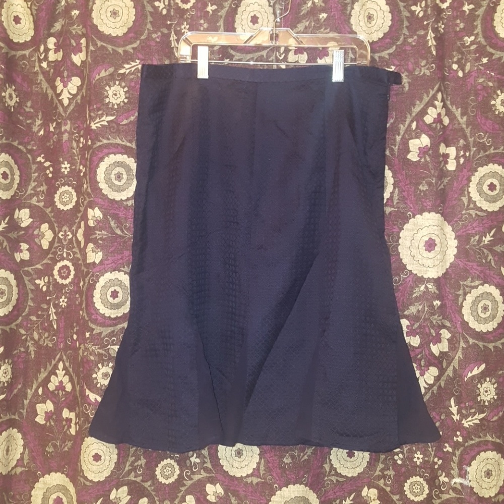 Navy Blue Amanda Smith Work Skirt