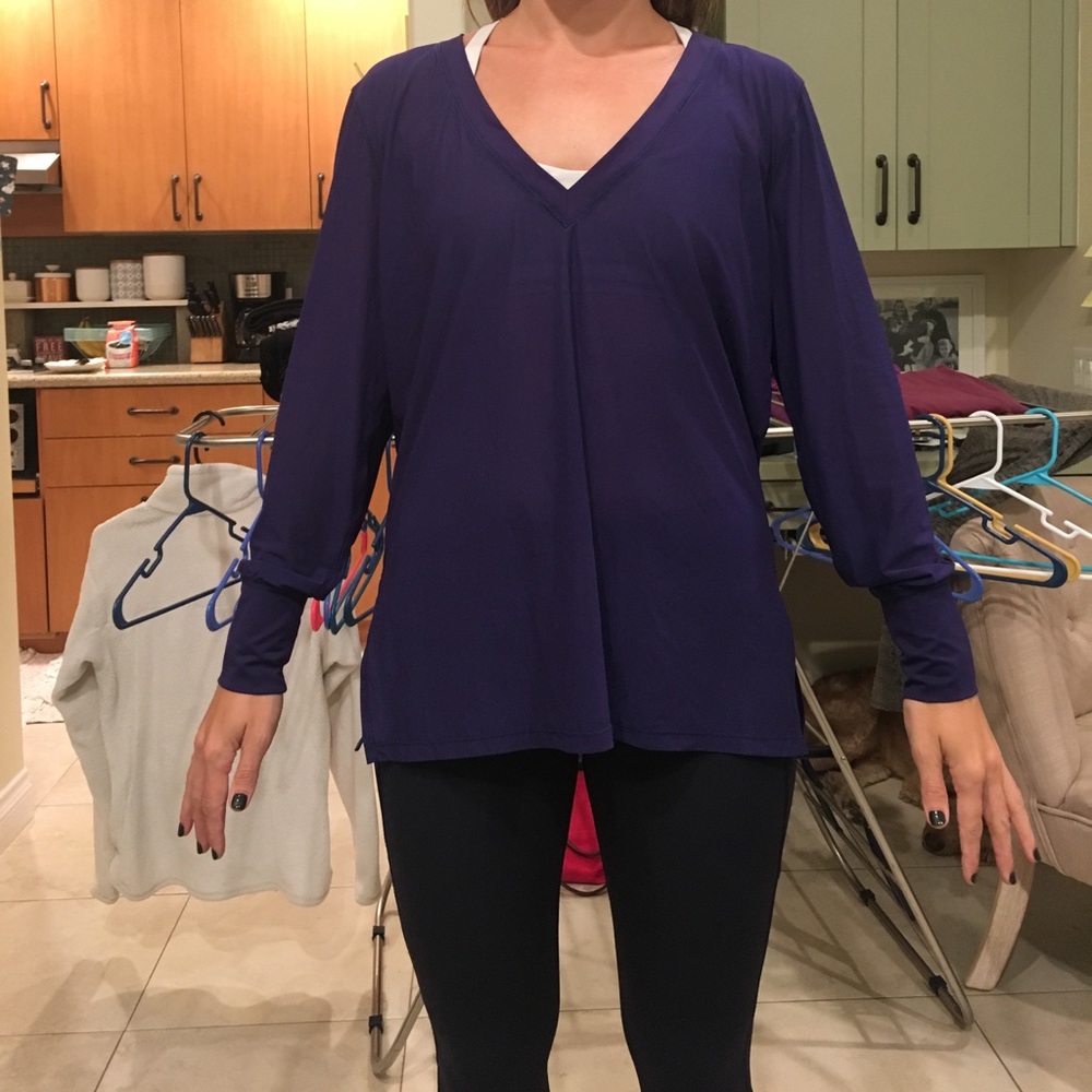 Lululemon RARE sheer long sleeve shirt