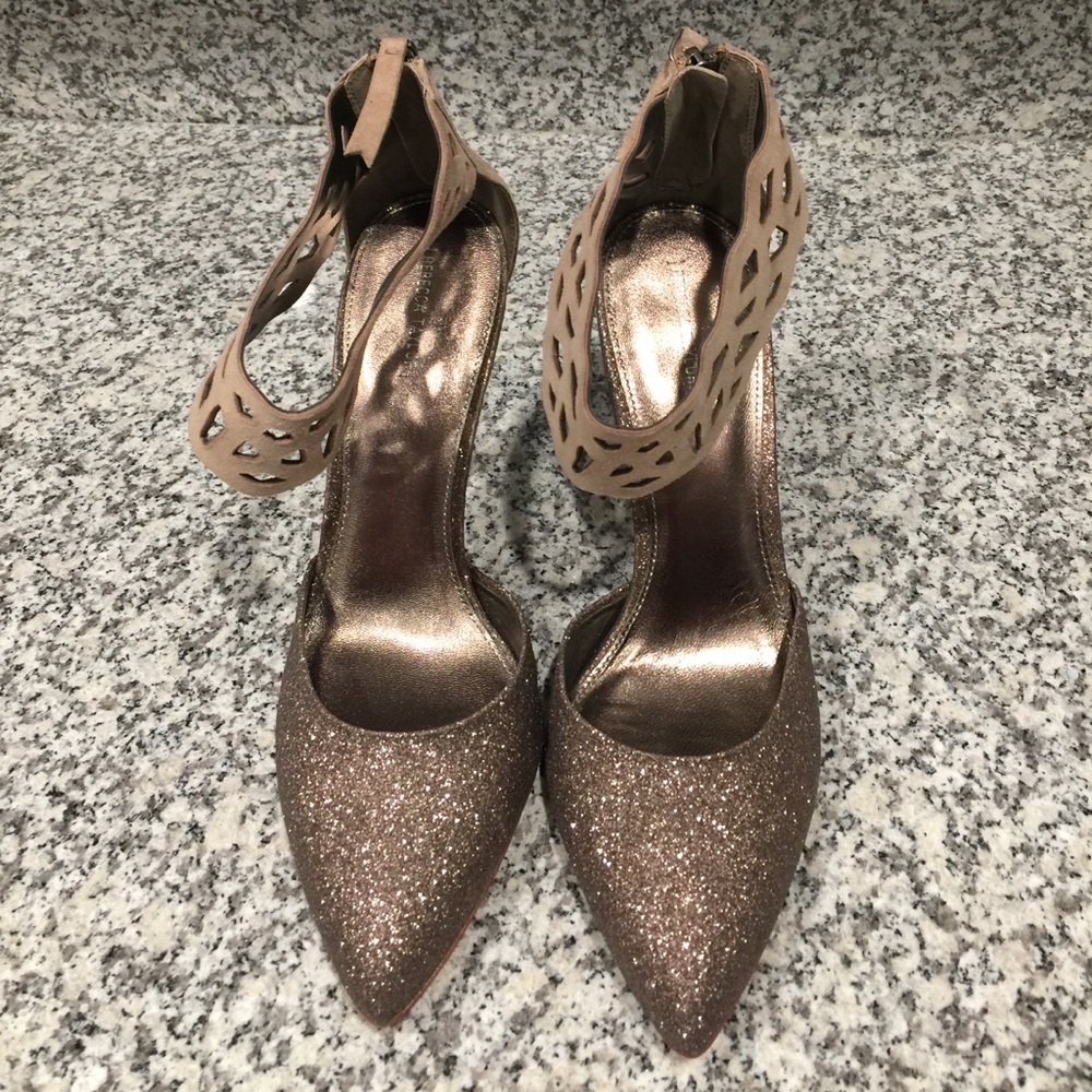 NWOB Rebecca Taylor Skylar Glitter Pump Stilleto Heels