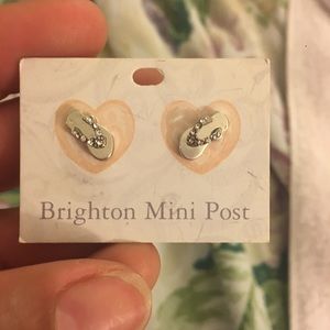 Brighton flip flop earrings.