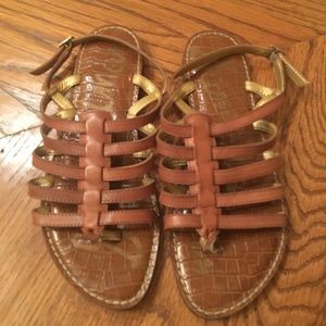 Sam Edelman Brown Strappy Sandals !!!!