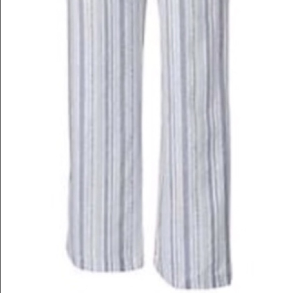 NWT Navy striped Linen Beach Pants