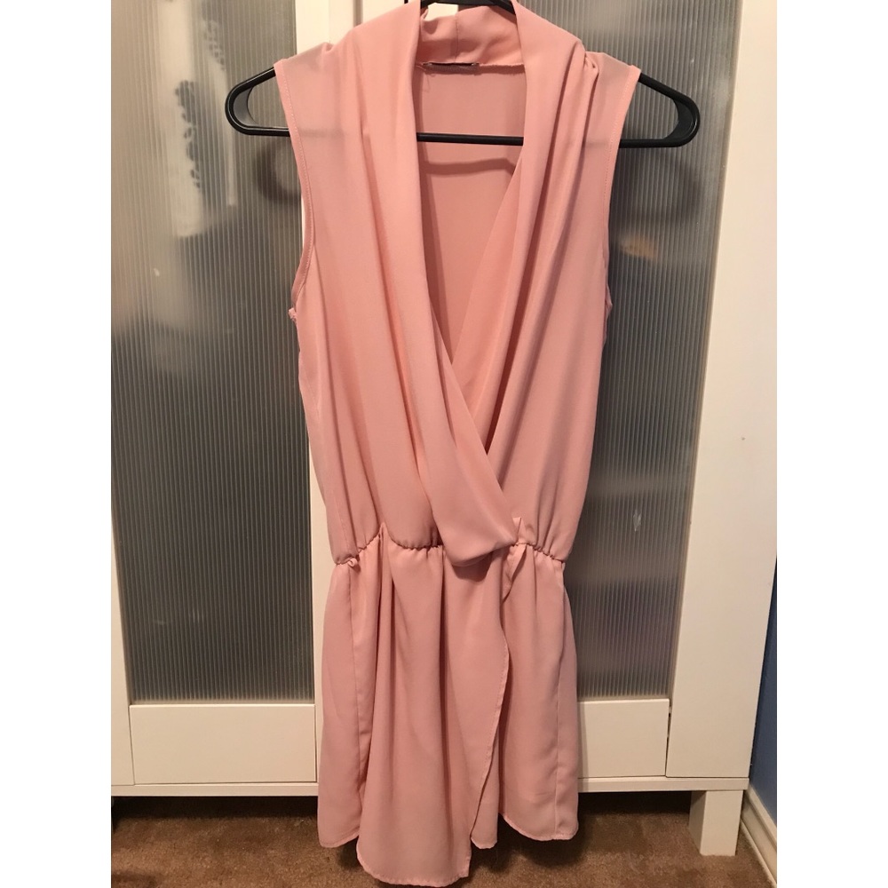 Blush Chiffon Romper