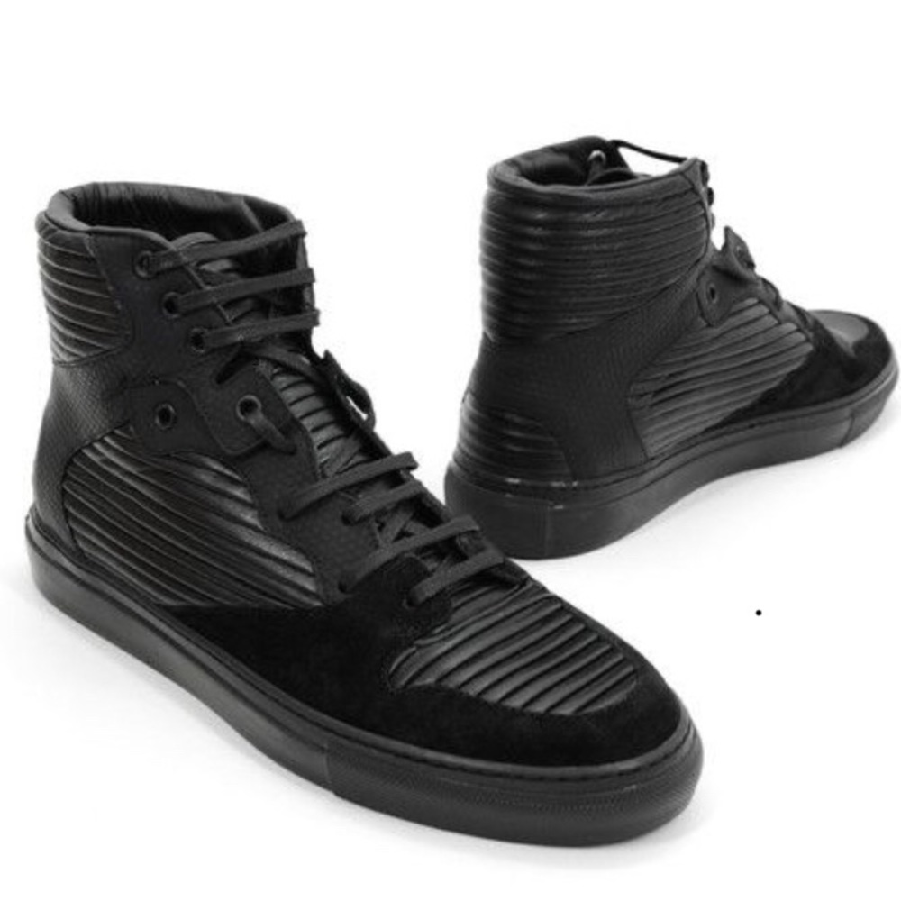 Balenciaga  Pleated High Tops