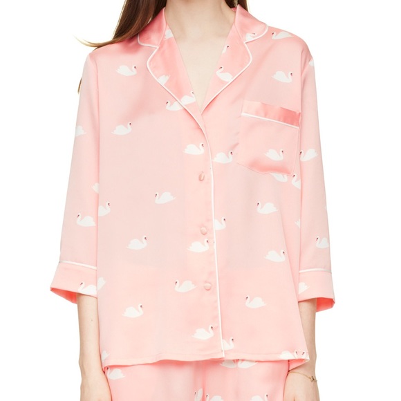 kate spade Other - Kate Spade Lady Swan Pajamas Set Blush Pink
