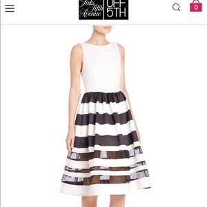 Alice + Olivia B/W dress