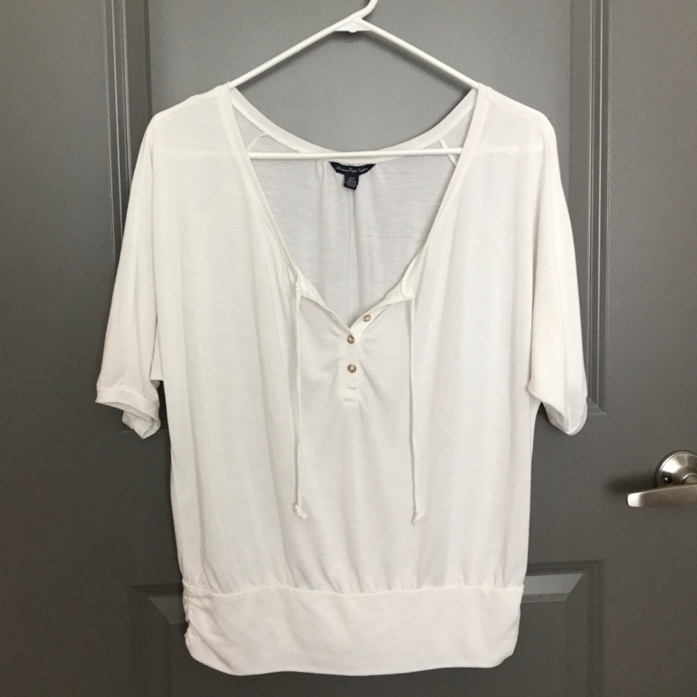 American Eagle peasant blouse