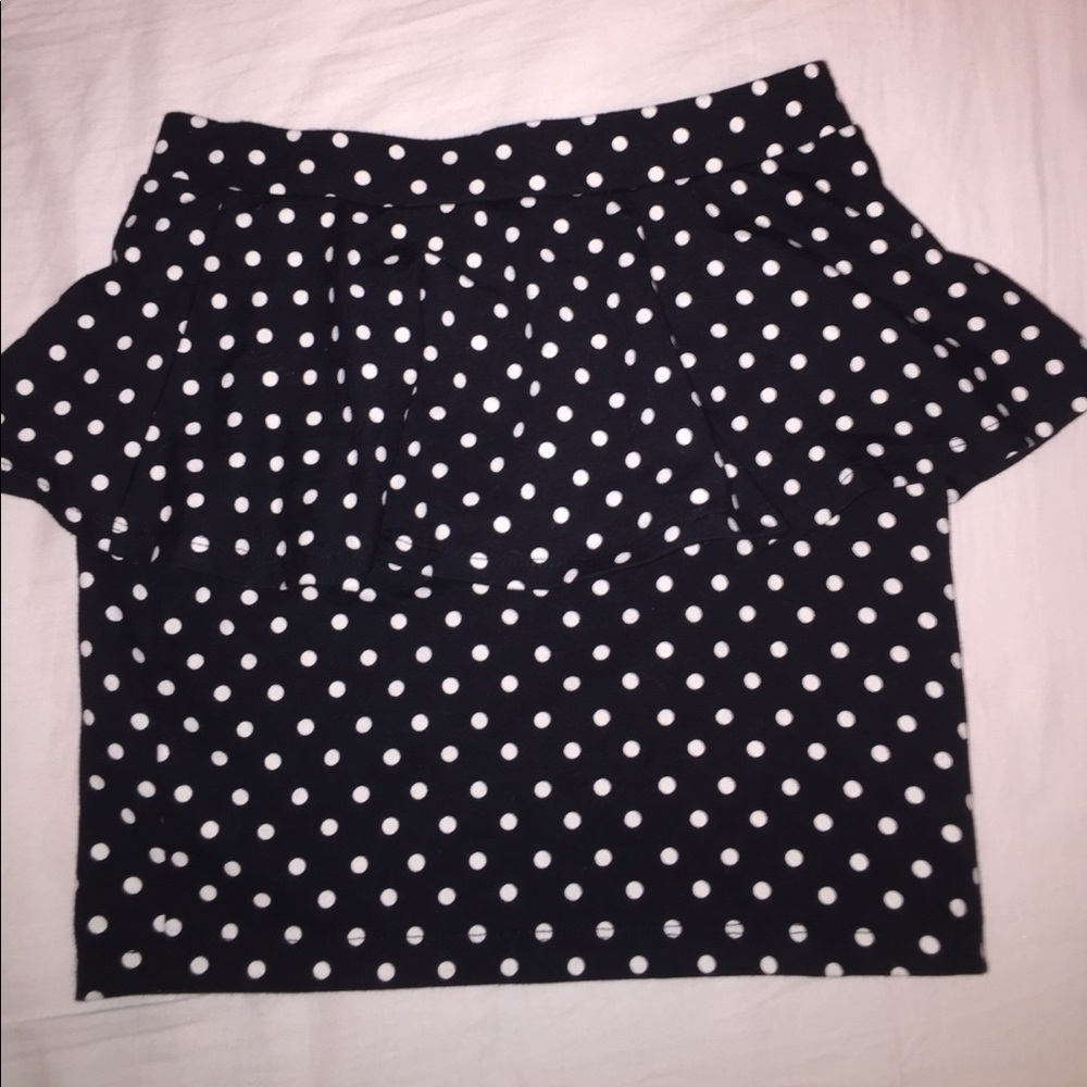 Polka dot skirt