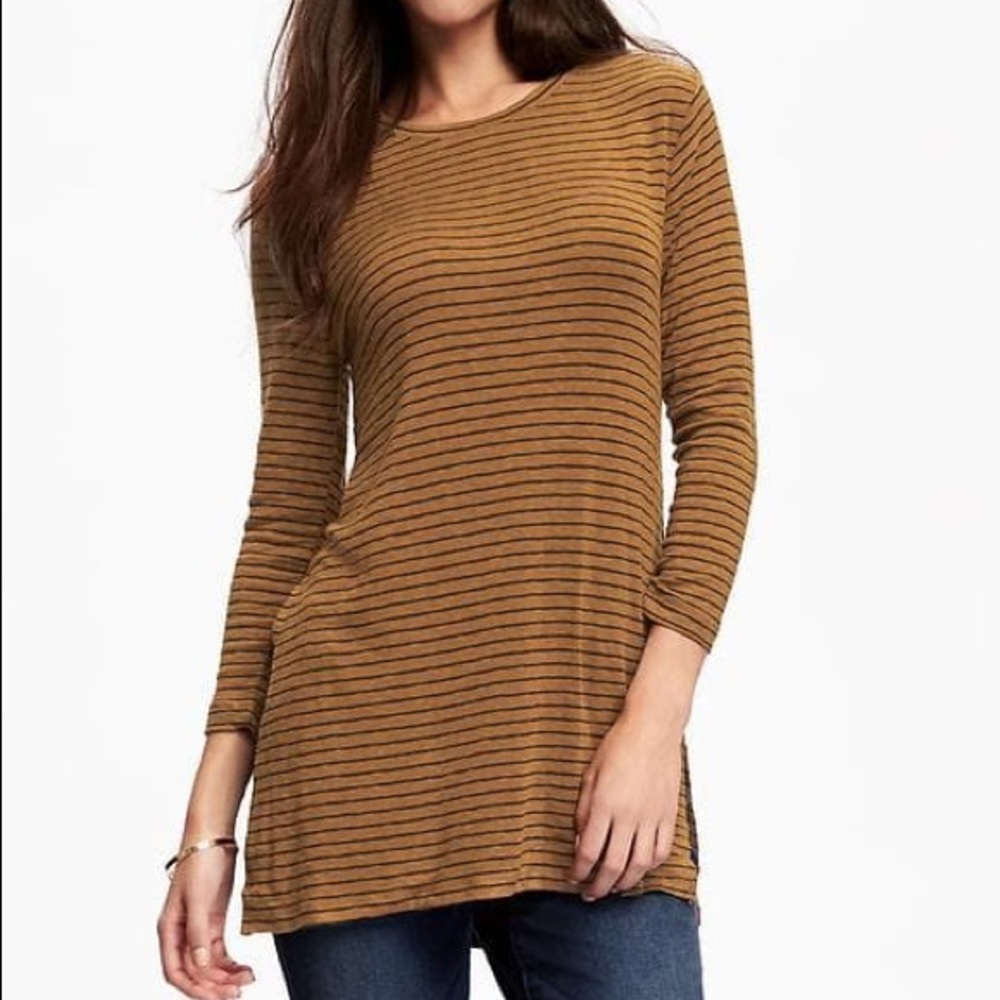 NWT Old Navy Long & Lean Rib-Knit Tunic