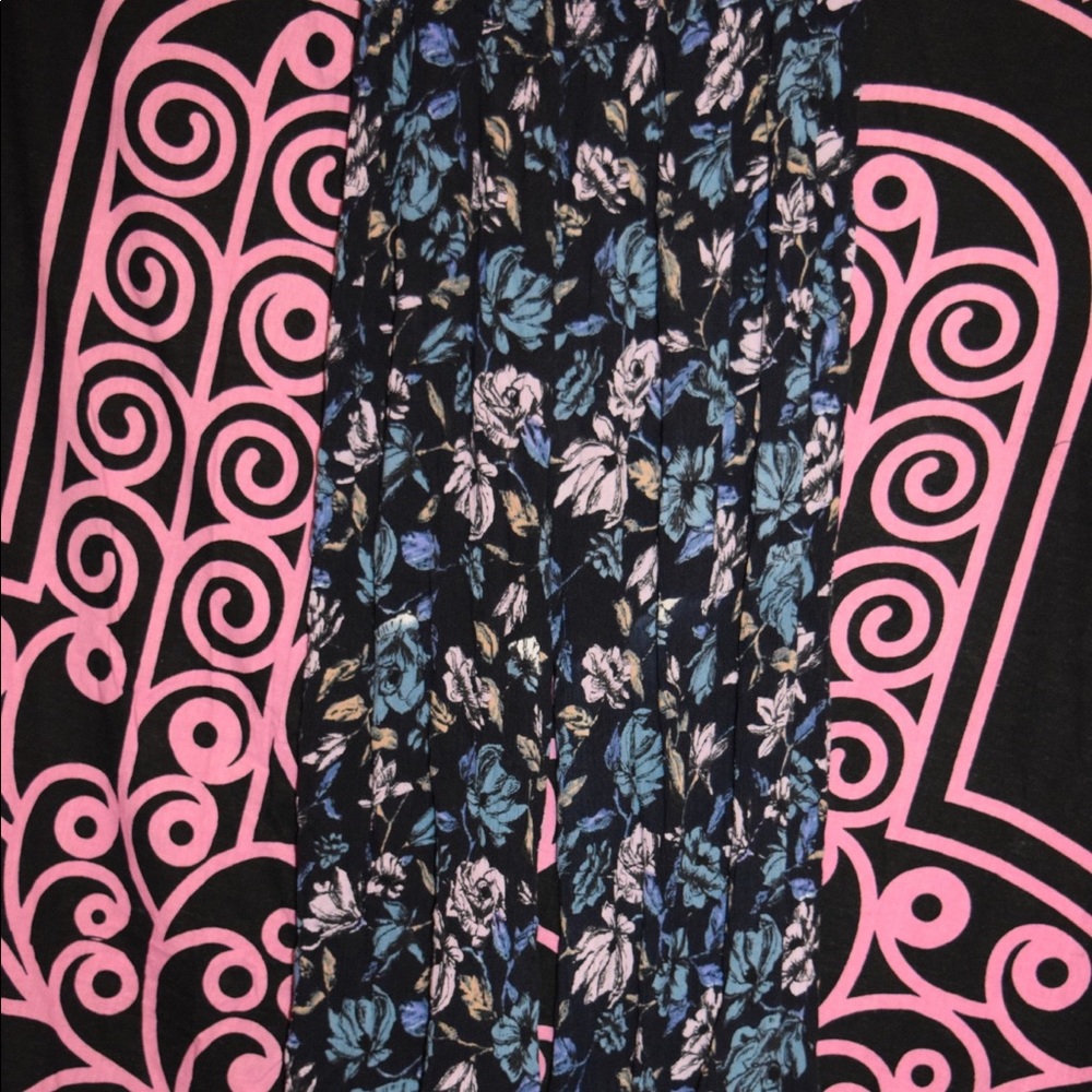 Hippie flower power pants
