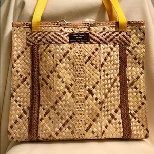 ✨EUC Harl Taylor Nassau Bahamas Straw Tote Bag ✨EUC Harl Taylor Nassau Bahamas Straw Tote Bag