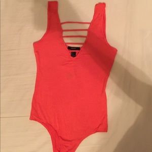 Coral bodysuit
