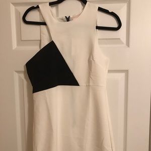 White/ black dress from LuLus online boutique