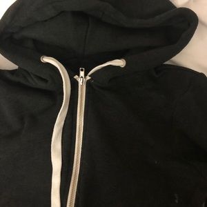 Plain simple dark gray hoodie