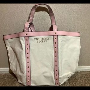 Victoria’s Secret Large Canvas Tote Victoria’s Secret Large Canvas Tote