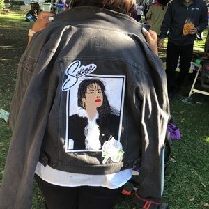 Black Selena denim jacket
