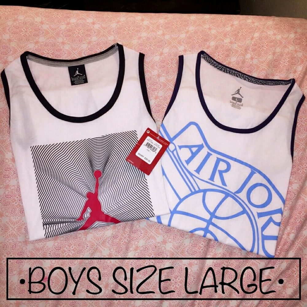 *NWT* Boys Jordan Tank Bundle • Large