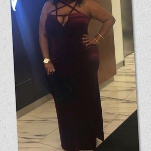 Fashionnova velour gown