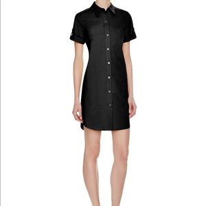 Theory Mayvine Cotton Poplin Utility Dress