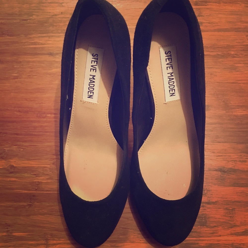Steve Madden Black Heels