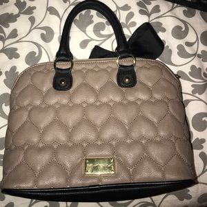 Betsy Johnson Grey purse