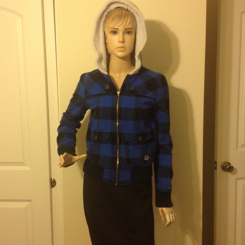 Fox plaid winter jacket