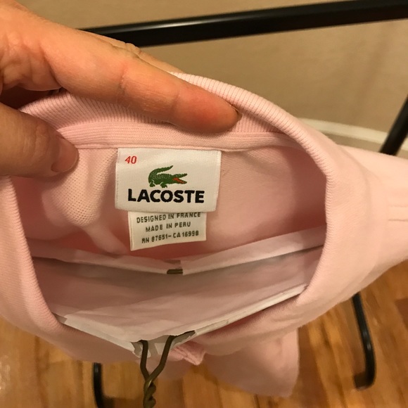 Lacoste Pink Polo - Picture 4 of 4