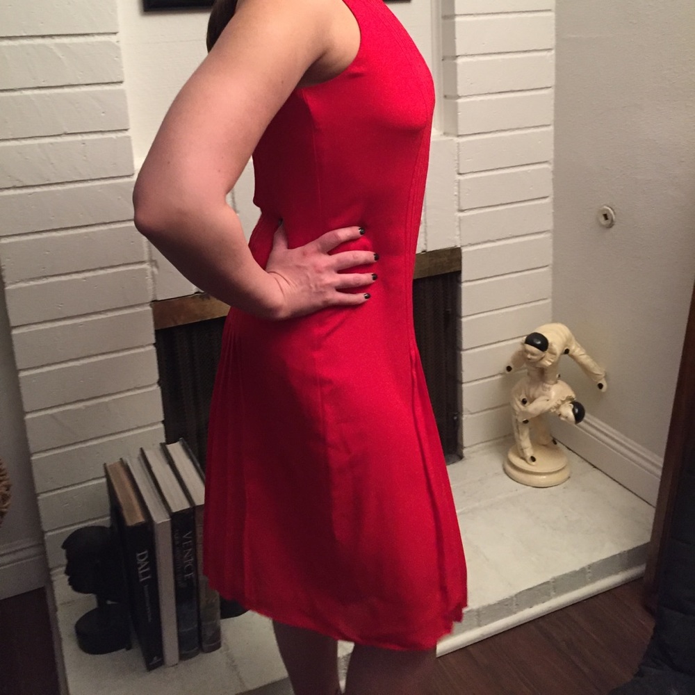 Ralph Lauren. Little Red Dress . Size 4P.