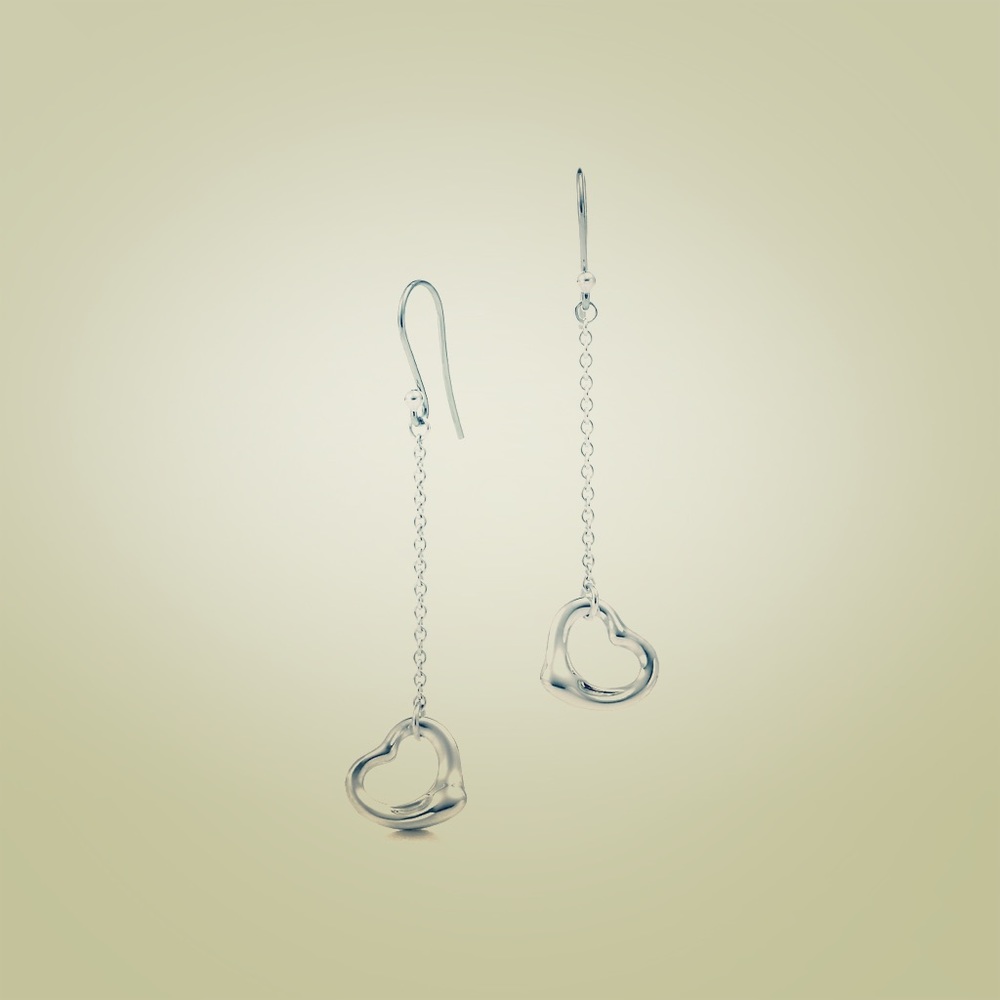 Elsa peretti open heart earrings