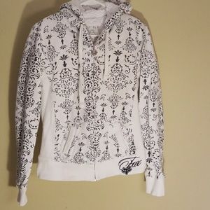 Fox racing zip up hoodie.