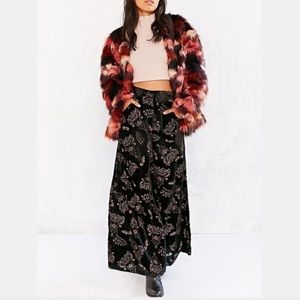 Band of Gypsies wild leg pants. Black & brown S-8!