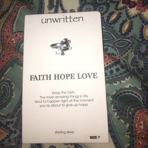 Faith Hope Love ring