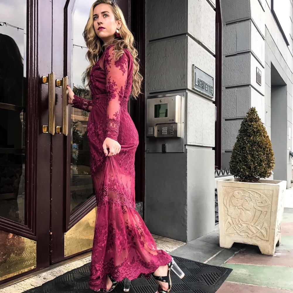 Lace Maxi Dress