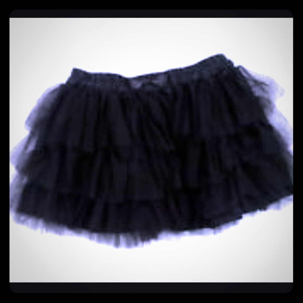 Tulle black layered tutu