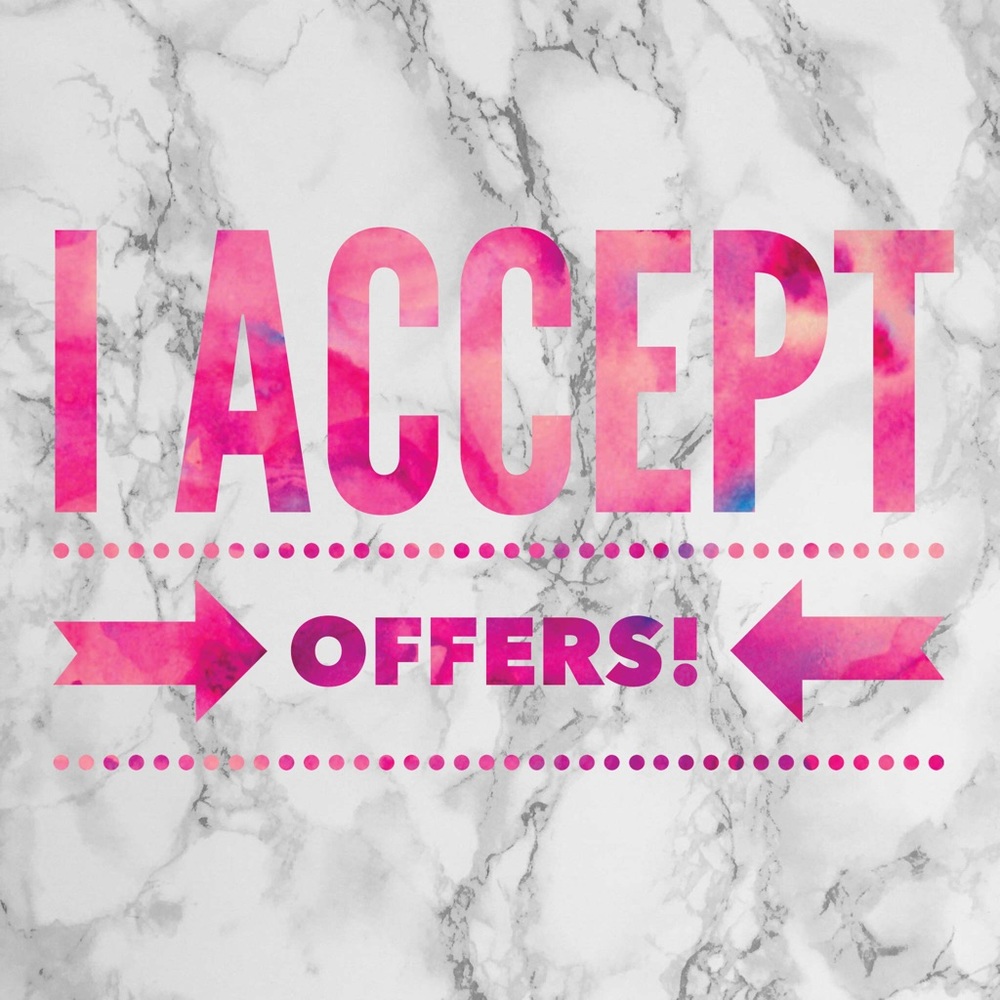 Reasonable offers taken into consideration!