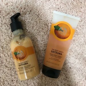 Brand New! The Body Shop Satsuma Lotion and Sorbet
