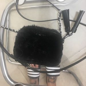 Michael Kors Furry Mini Crossbody