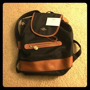 Black Coach Bucket Bag