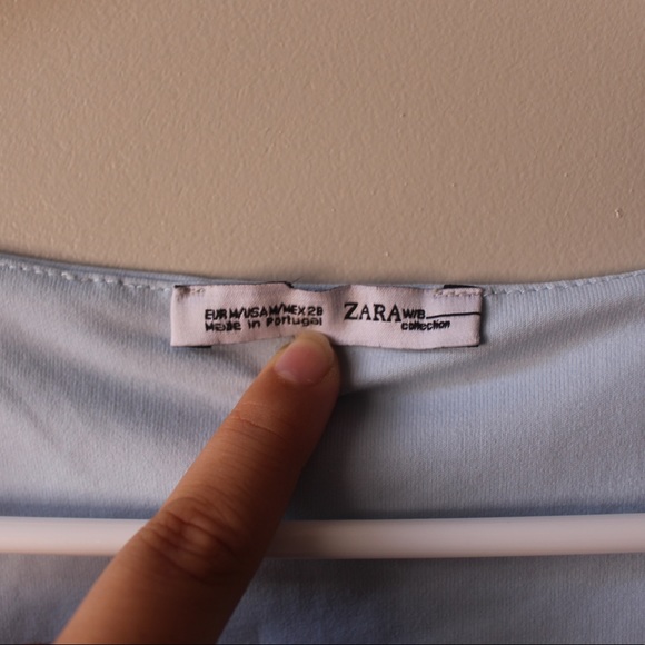 Zara blue basic tank - Picture 3 of 3