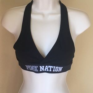 VS PINK Black Crop