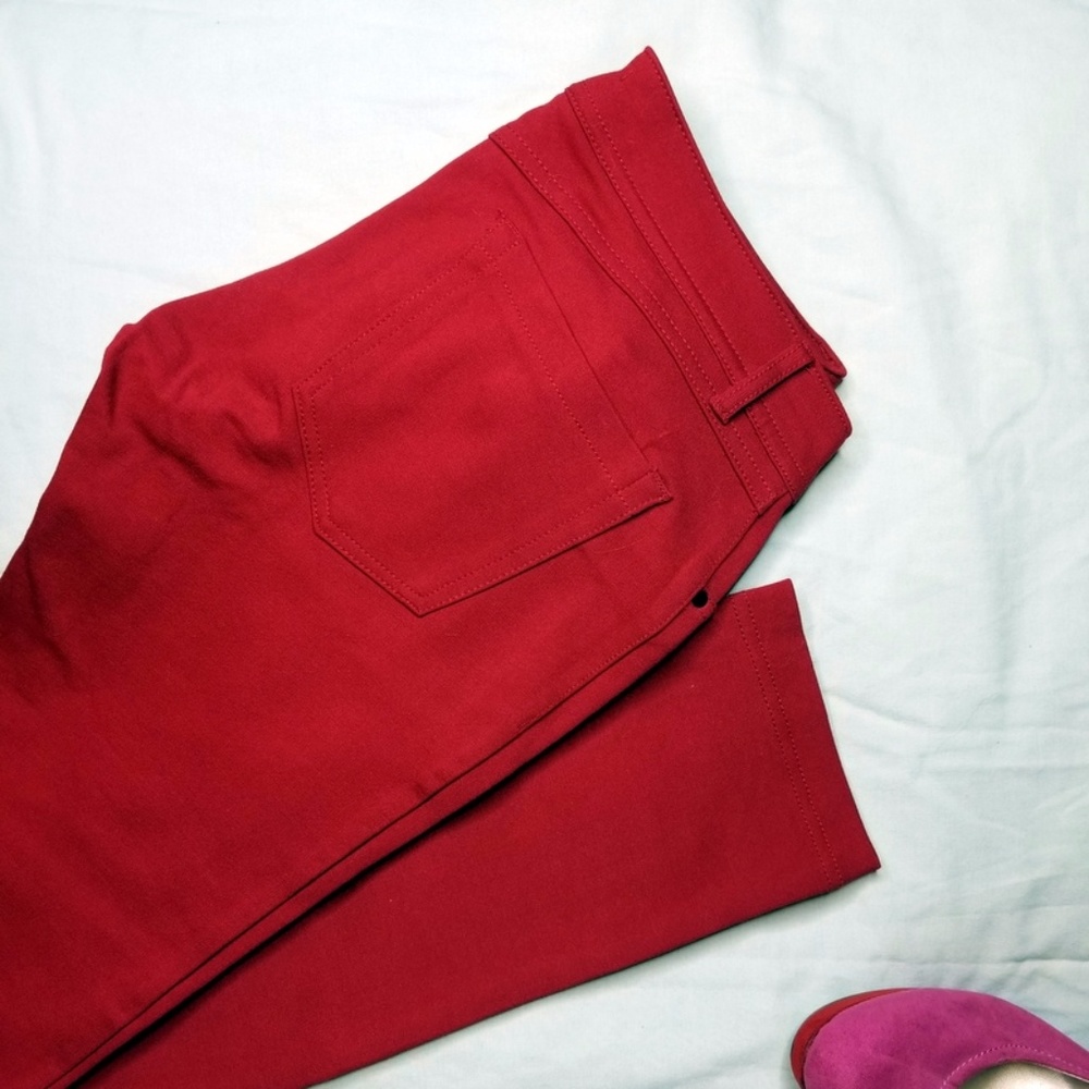 Forever 21 Red Skinny Pants