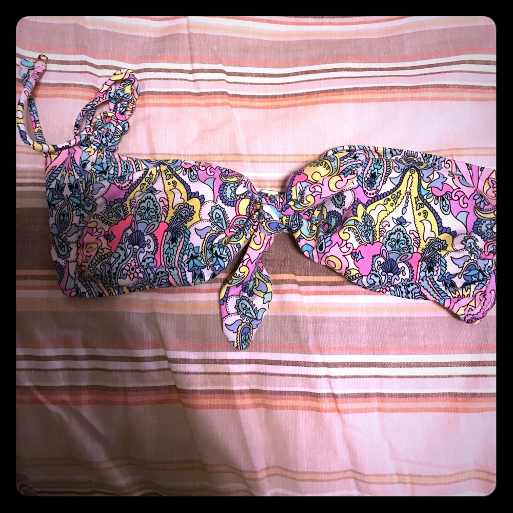 Victoria's Secret Paisley Bandana swim top