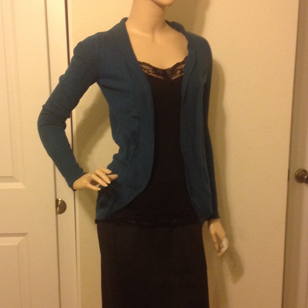 Dark green cardigan