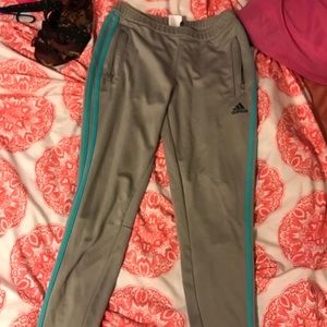 Adidas skinny track pants