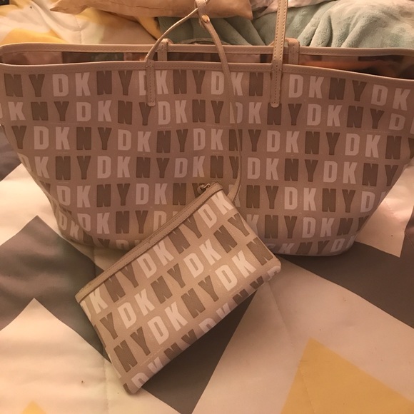 Handbags - DKNY Tote Has a small ink stains inside ..