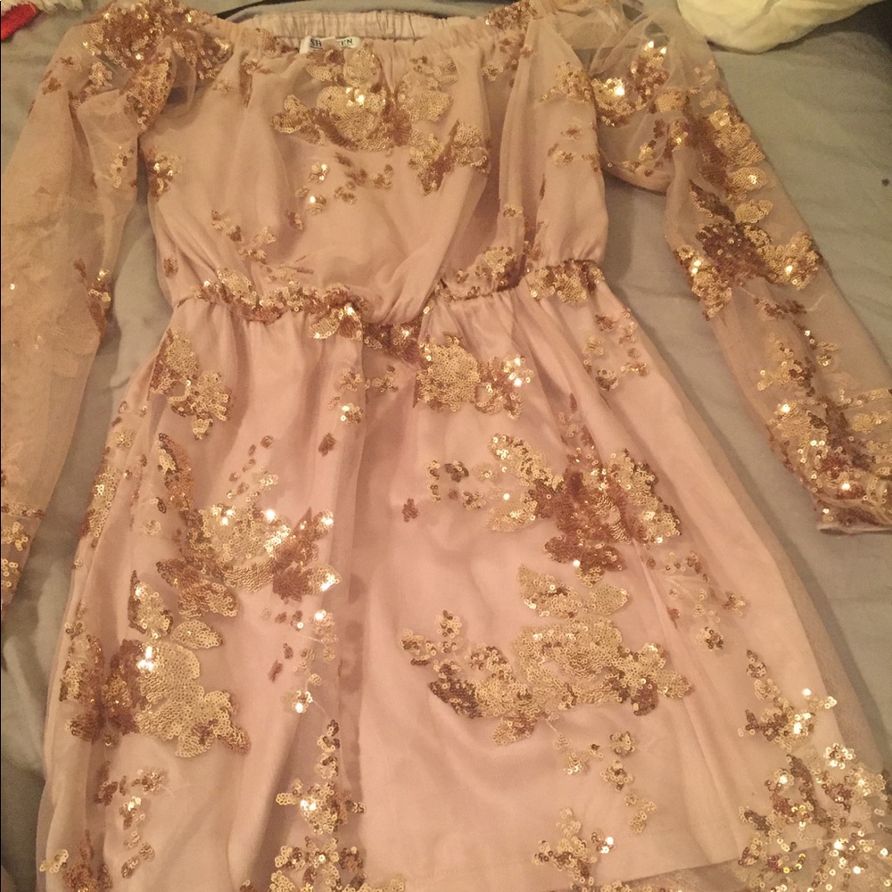 Sequin midi dress