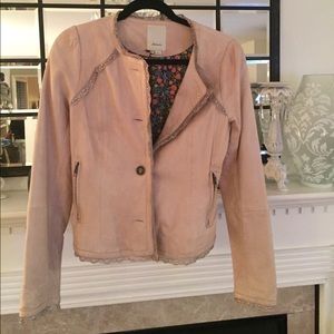 Anthropologie Elevenses leather jacket.