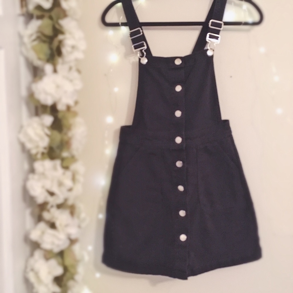 🌙Black Overall Dress🌙