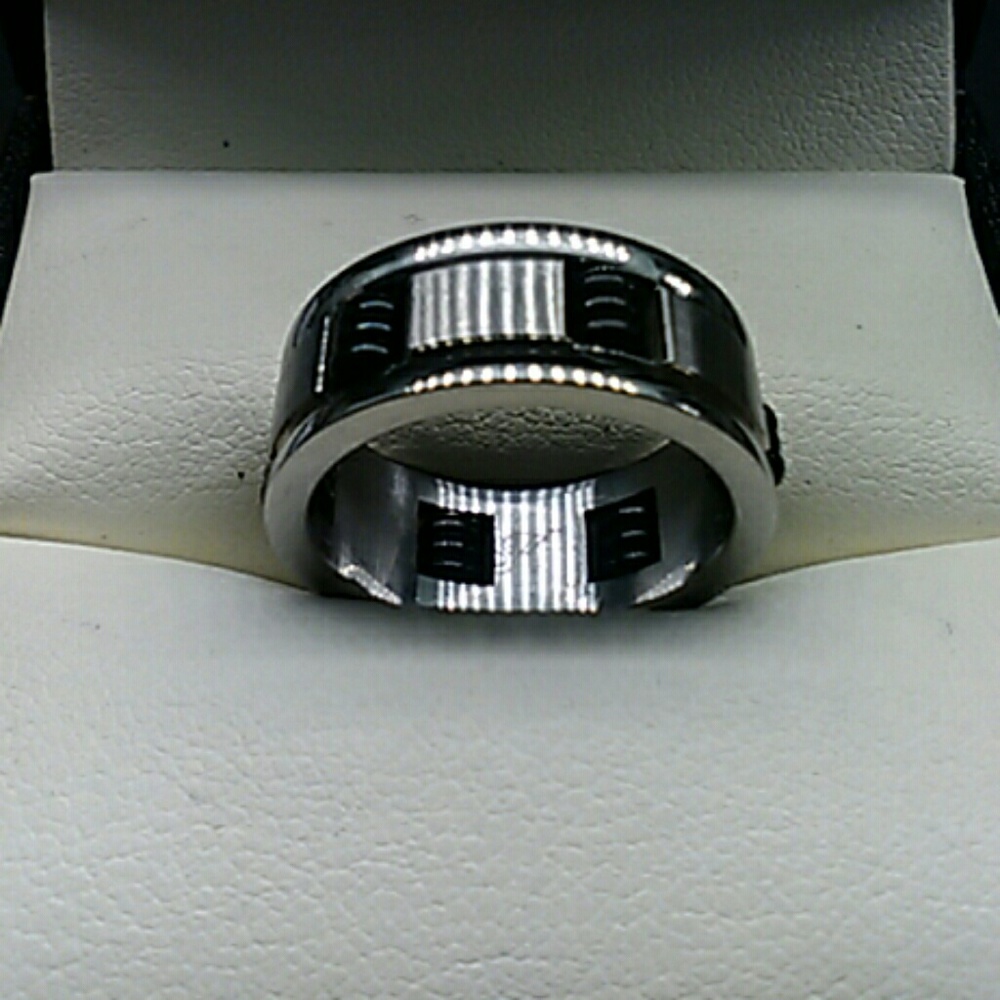 Vintage 316L Stainless Steel Spinner Ring