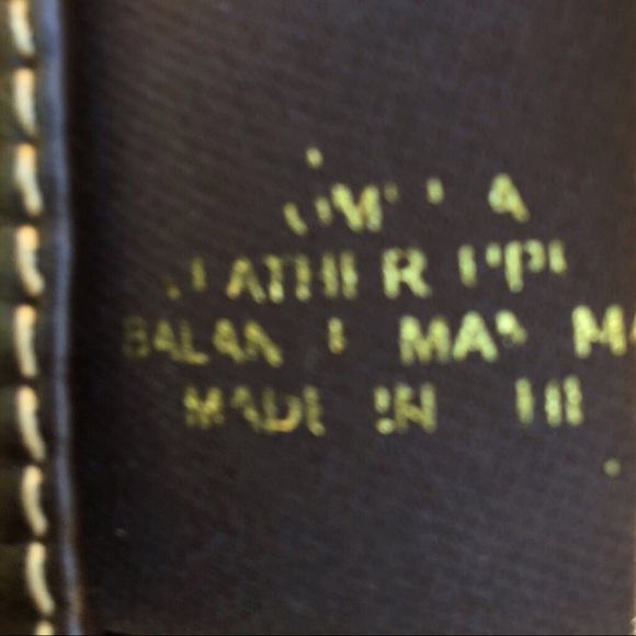 Brown Leather Stitched Belted Brass Buckled Suede Fall Winter Knee High Boots - Picture 4 of 5